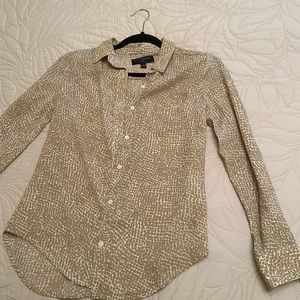 Banana republic 00P bottom down blouse beige